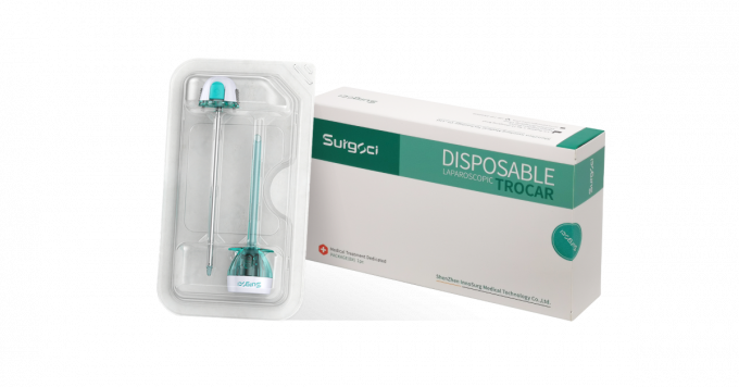 Стерильный одноразовый оптический трокар и канюля для лапароскопии 4