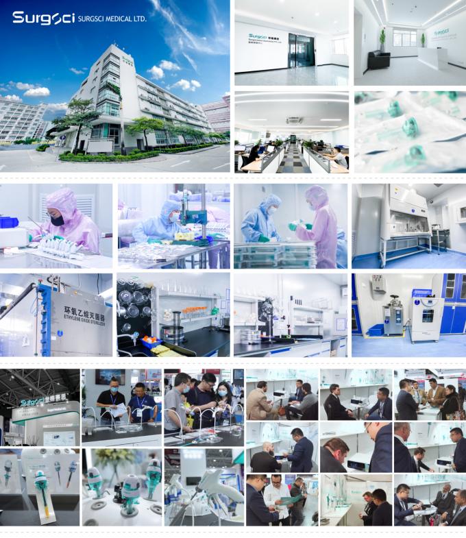 Стерильный одноразовый оптический трокар и канюля для лапароскопии 7